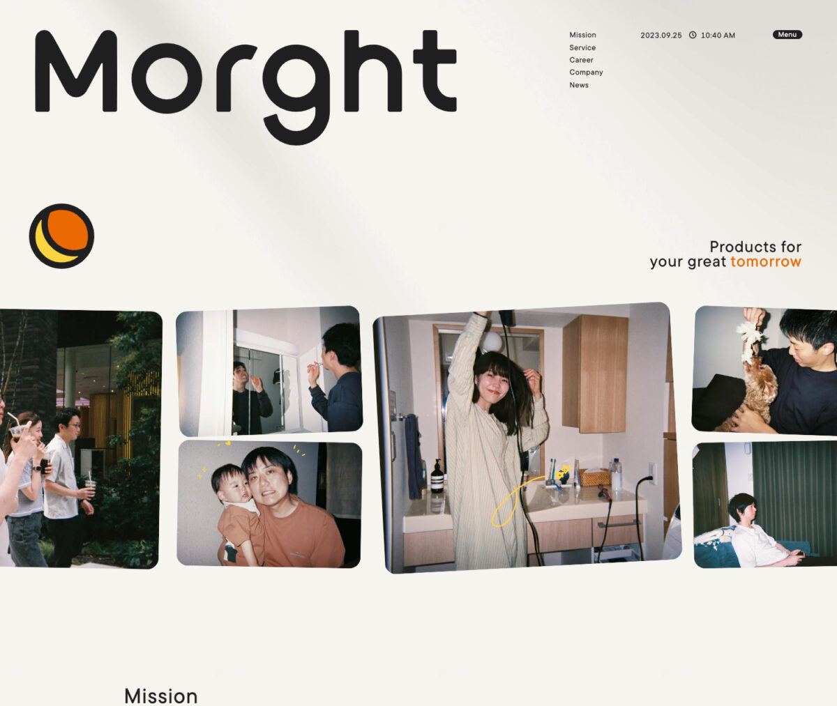 あなたがあなたらしく生きるための、最高の準備を届けつづける。 – 株式会社Morght