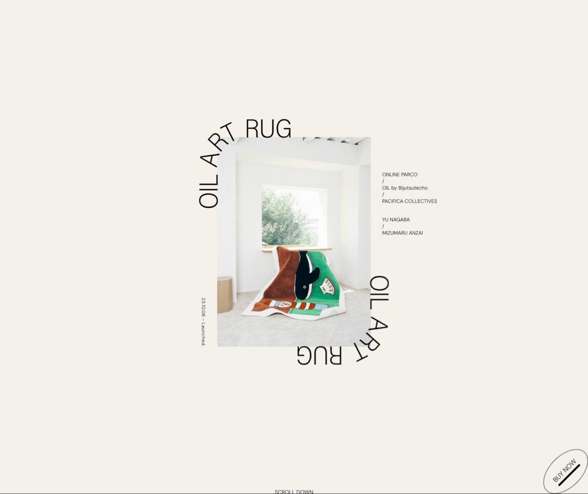 ONLINE PARCO×OIL ART RUG
